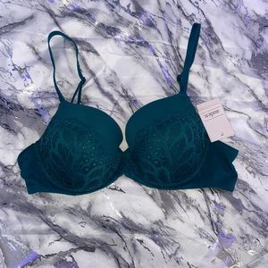 Aqua/teal bra 36A